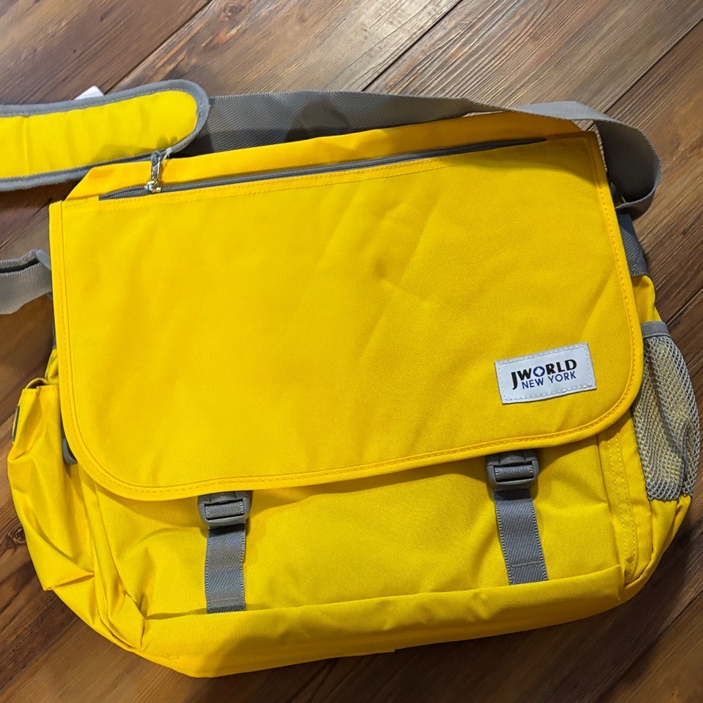 JWorld NY Yellow Messenger Bag